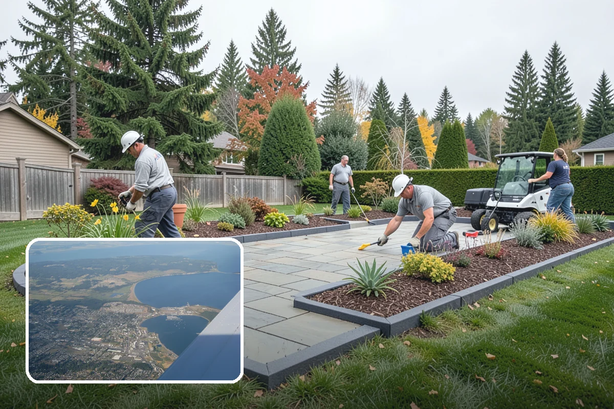 Commercial Artificial Turf in Oak Harbor, Island County, WA - Green grounds with no maintenance budget