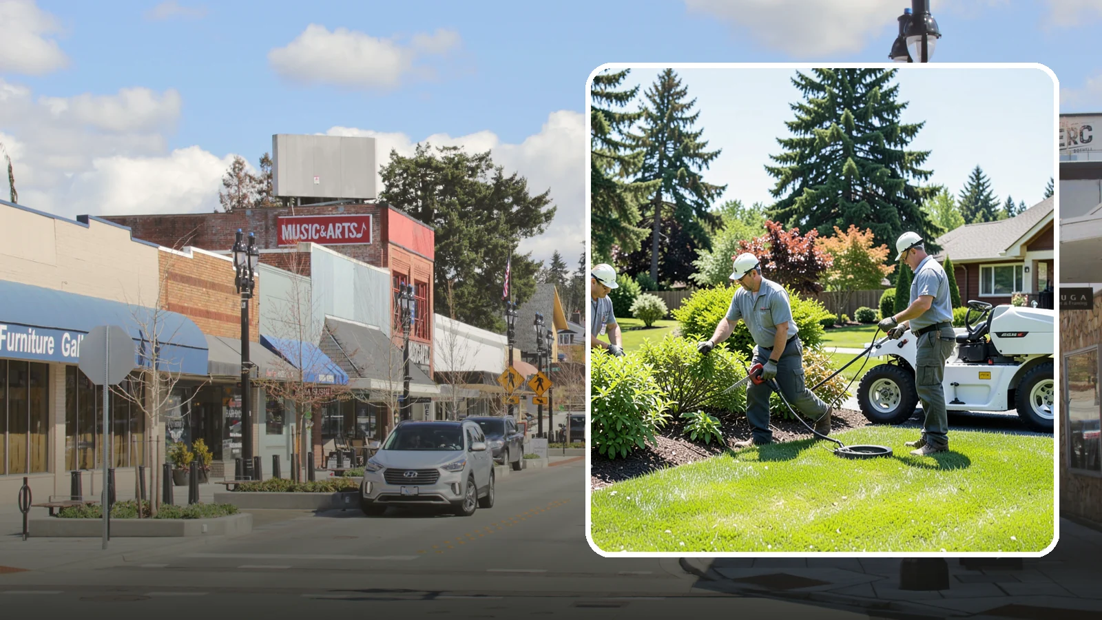 Commercial Landscape Maintenance in Bothell, King County, WA - Full-service grounds care that keeps Puget Sound commercial properties polished, safe, and welcoming to tenants and customers...