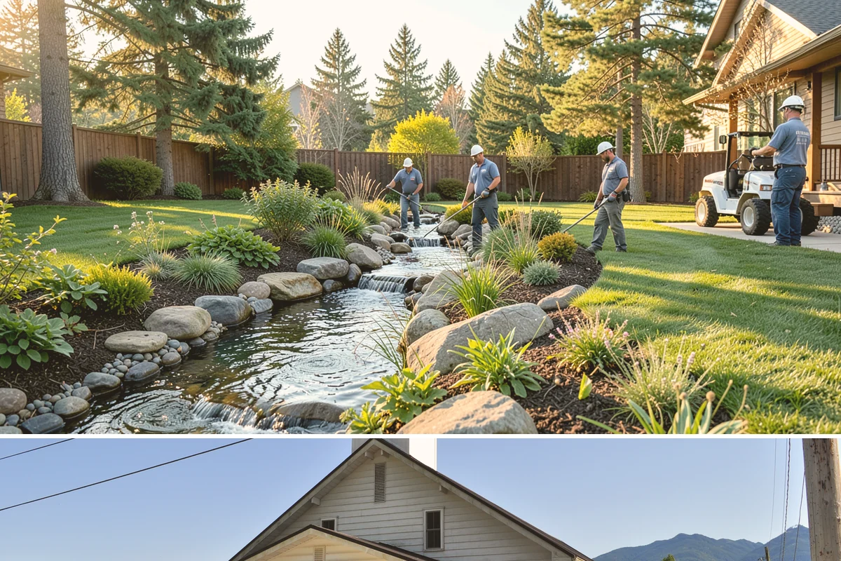 Commercial Landscape Maintenance in Concrete, Skagit County, WA - Delivered on a year-round contract with weekly or biweekly visits in the growing season and reduced winter visits focused on...
