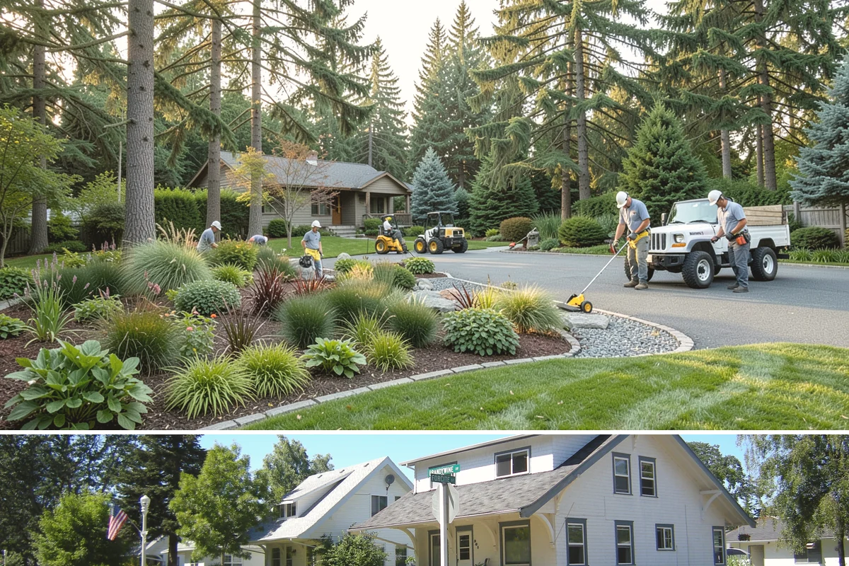 Commercial Landscape Maintenance in DuPont, Pierce County, WA - Delivered on a year-round contract with weekly or biweekly visits in the growing season and reduced winter visits focused on...