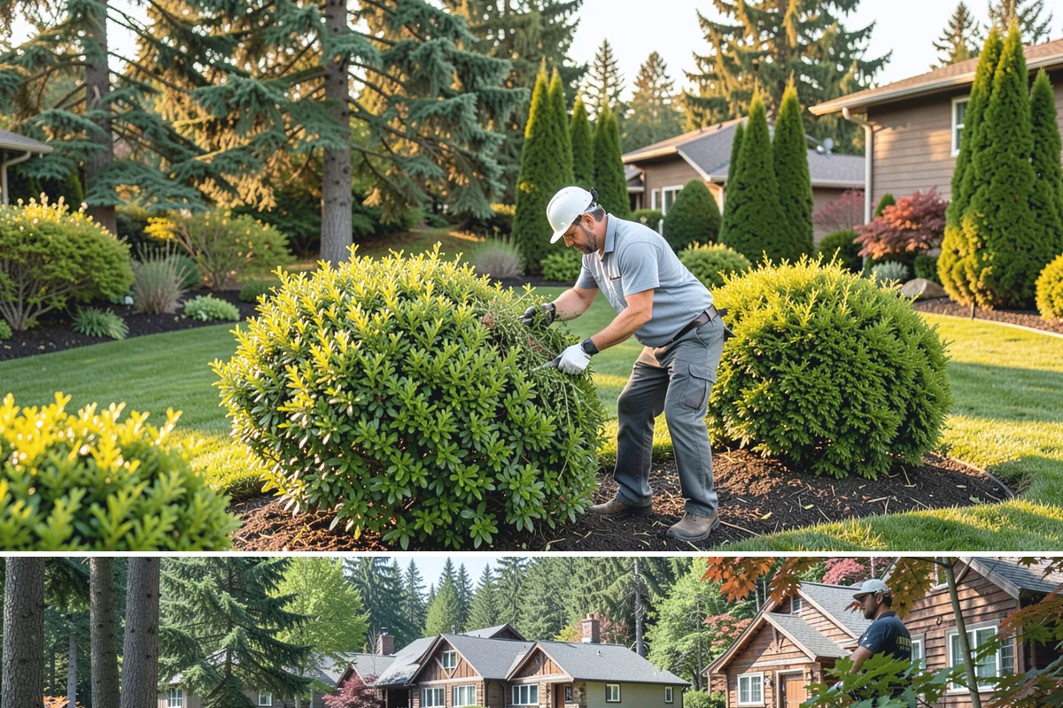 Commercial Landscape Maintenance in Edgewood, Pierce County, WA - Delivered on a year-round contract with weekly or biweekly visits in the growing season and reduced winter visits focused on...