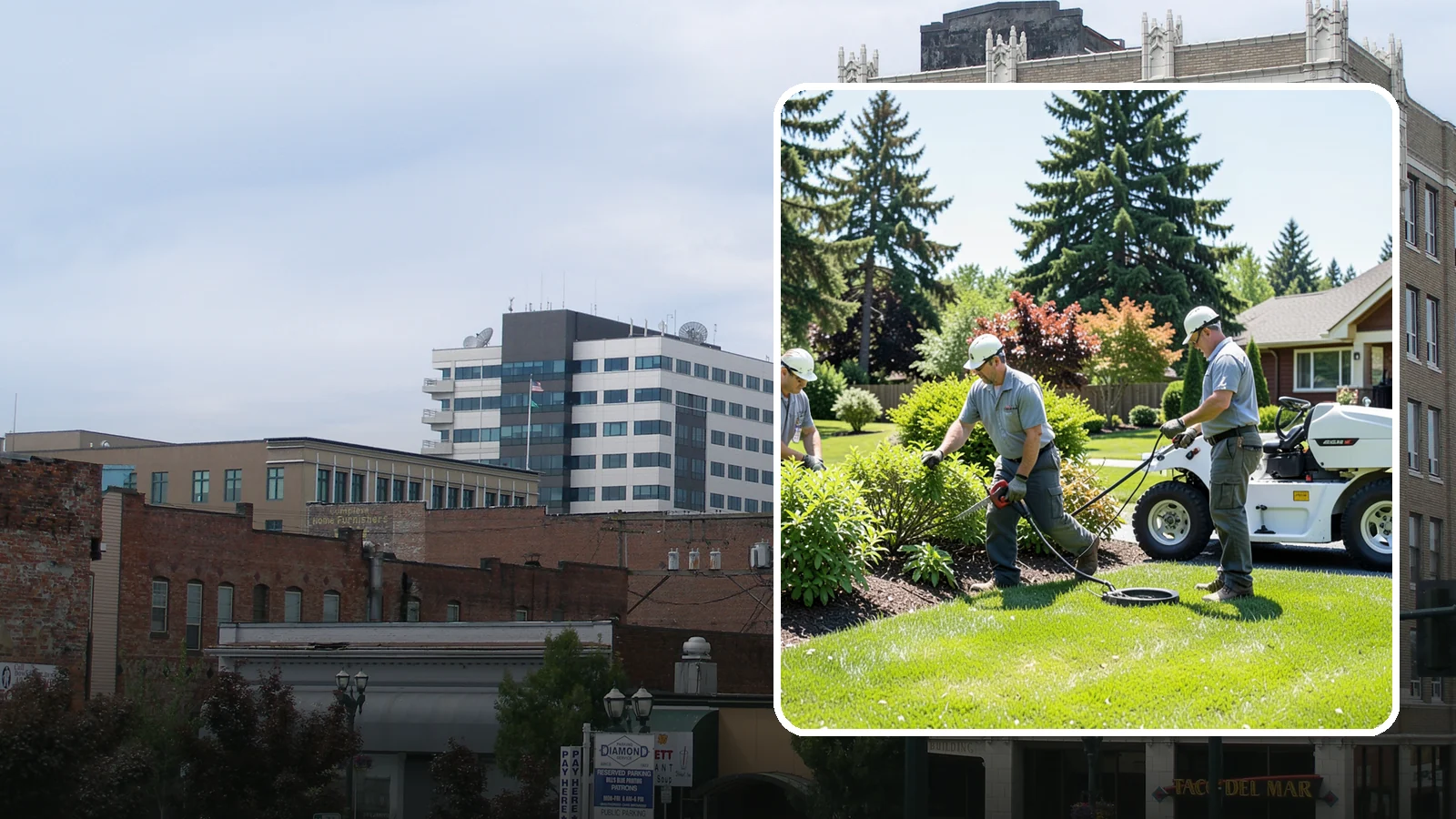 Commercial Landscape Maintenance in Everett, Snohomish County, WA - Full-service grounds care that keeps Puget Sound commercial properties polished, safe, and welcoming to tenants and customers...