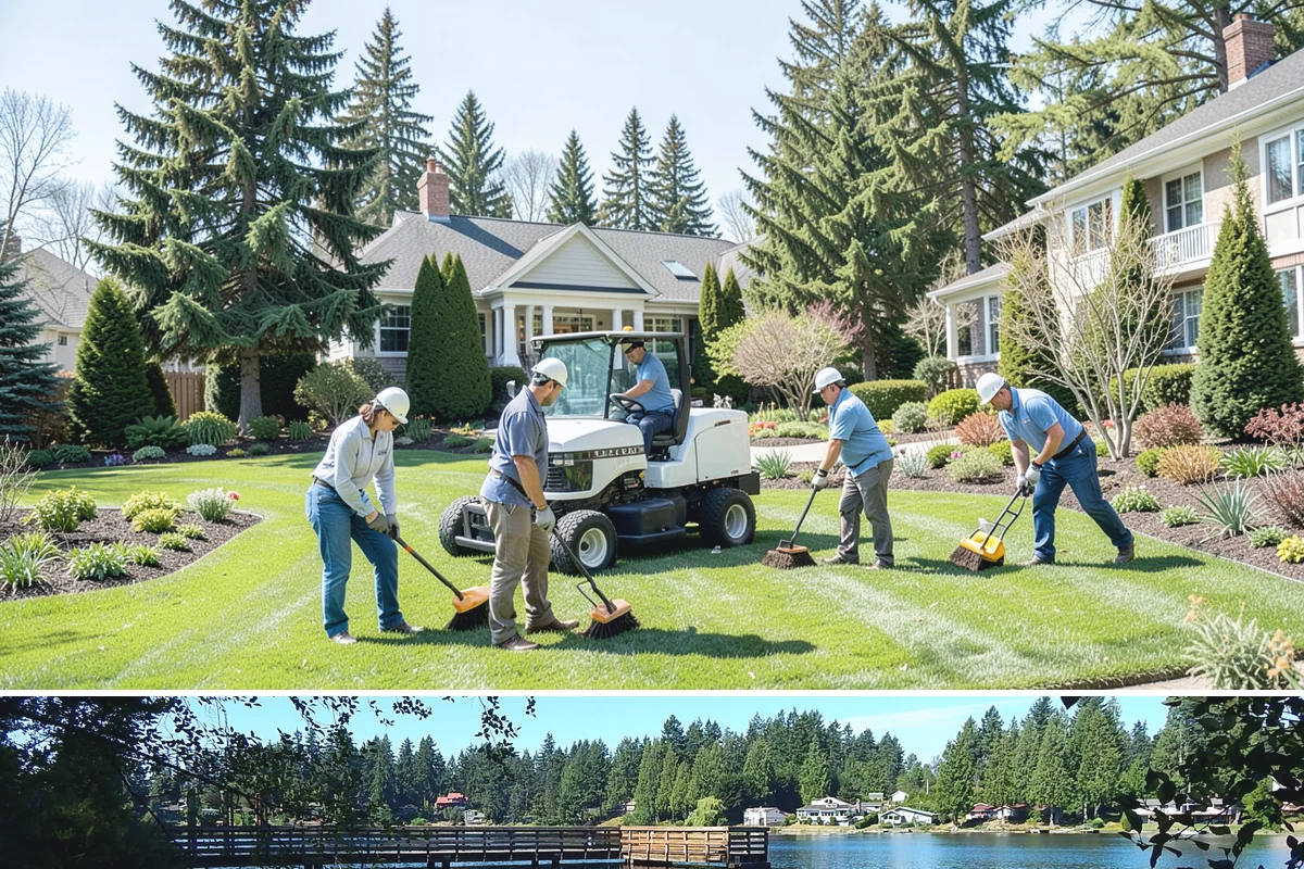 Commercial Landscape Maintenance in Federal Way, King County, WA - Delivered on a year-round contract with weekly or biweekly visits in the growing season and reduced winter visits focused on...