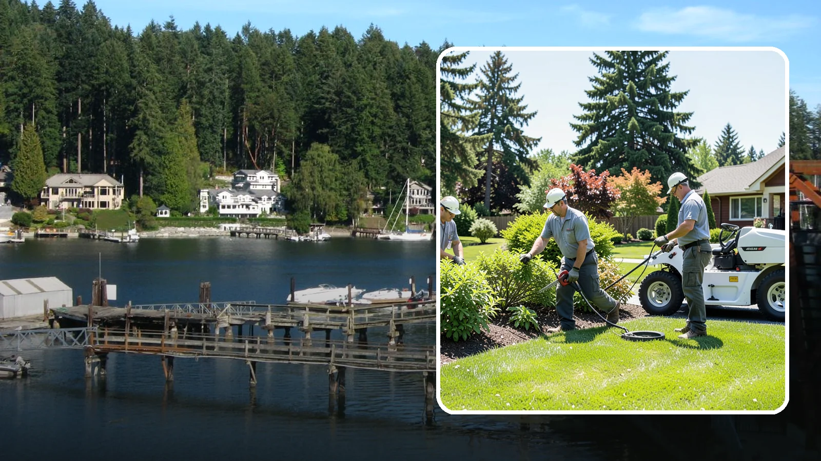 Commercial Landscape Maintenance in Gig Harbor, Pierce County, WA - Full-service grounds care that keeps Puget Sound commercial properties polished, safe, and welcoming to tenants and customers...