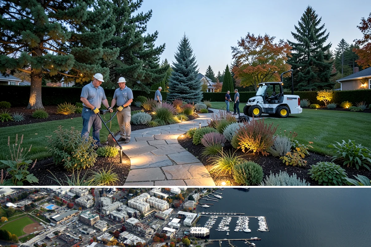 Commercial Landscape Maintenance in Kirkland, King County, WA - Delivered on a year-round contract with weekly or biweekly visits in the growing season and reduced winter visits focused on...