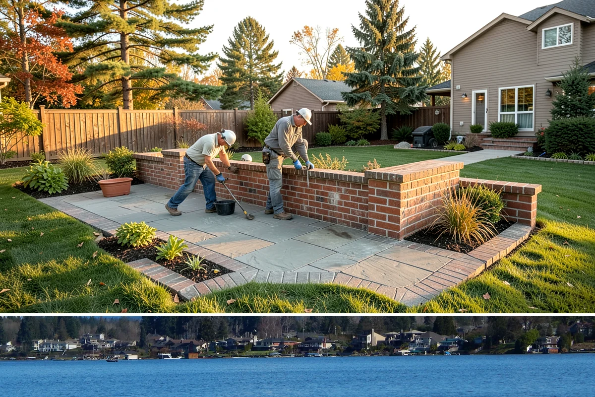 Commercial Landscape Maintenance in Lake Stevens, Snohomish County, WA - Delivered on a year-round contract with weekly or biweekly visits in the growing season and reduced winter visits focused on...