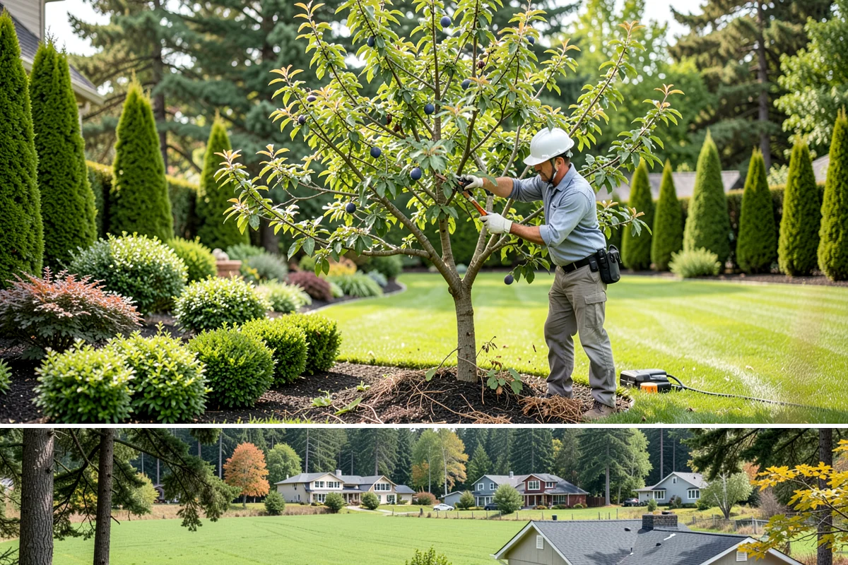 Commercial Landscape Maintenance in Lyman, Skagit County, WA - Delivered on a year-round contract with weekly or biweekly visits in the growing season and reduced winter visits focused on...