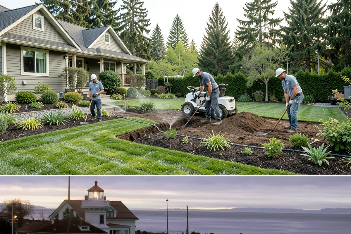 Commercial Landscape Maintenance in Mukilteo, Snohomish County, WA - Delivered on a year-round contract with weekly or biweekly visits in the growing season and reduced winter visits focused on...