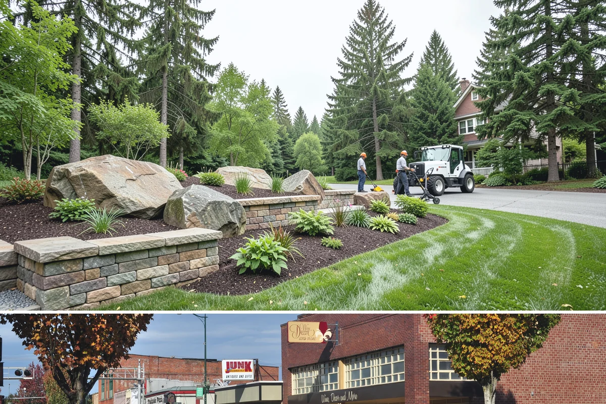 Commercial Landscape Maintenance in Puyallup, Pierce County, WA - Delivered on a year-round contract with weekly or biweekly visits in the growing season and reduced winter visits focused on...