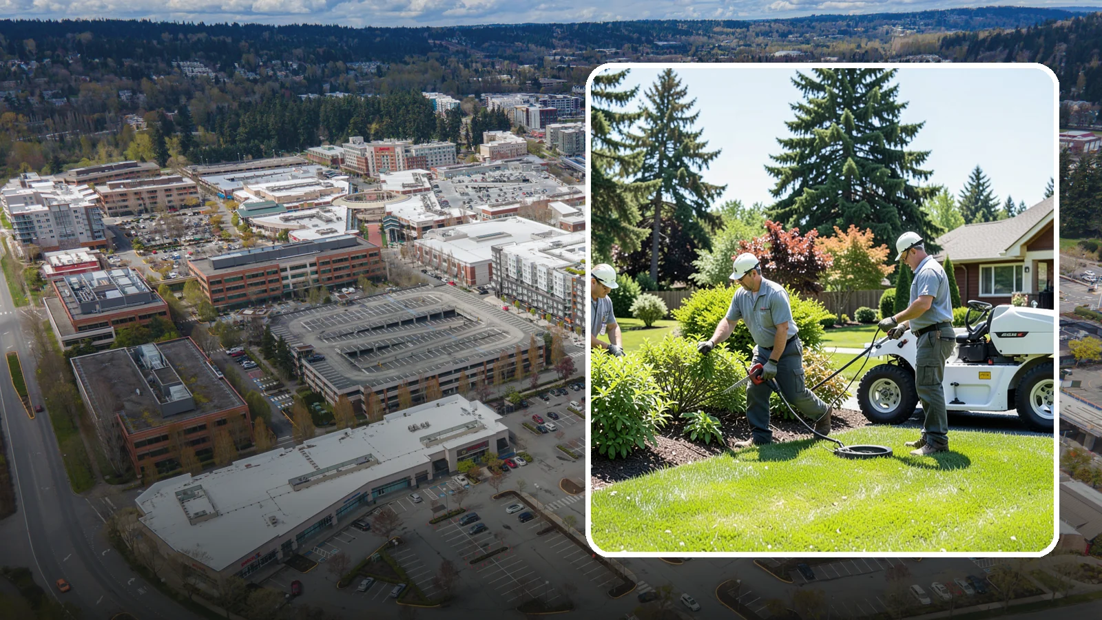 Commercial Landscape Maintenance in Redmond, King County, WA - Full-service grounds care that keeps Puget Sound commercial properties polished, safe, and welcoming to tenants and customers...