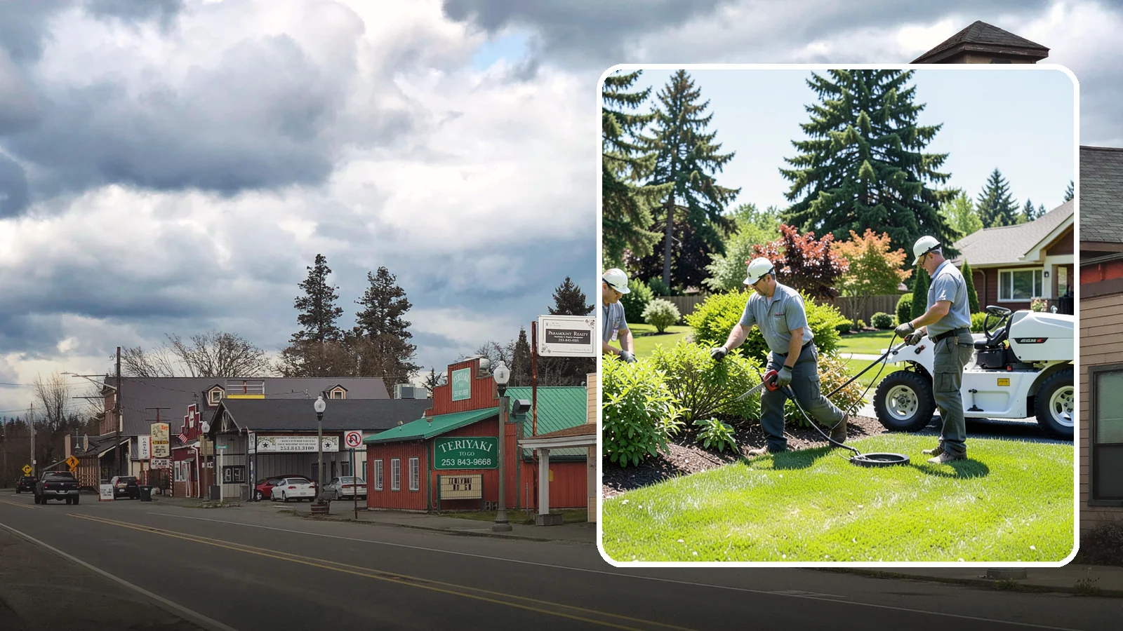 Commercial Landscape Maintenance in Roy, Pierce County, WA - Full-service grounds care that keeps Puget Sound commercial properties polished, safe, and welcoming to tenants and customers...