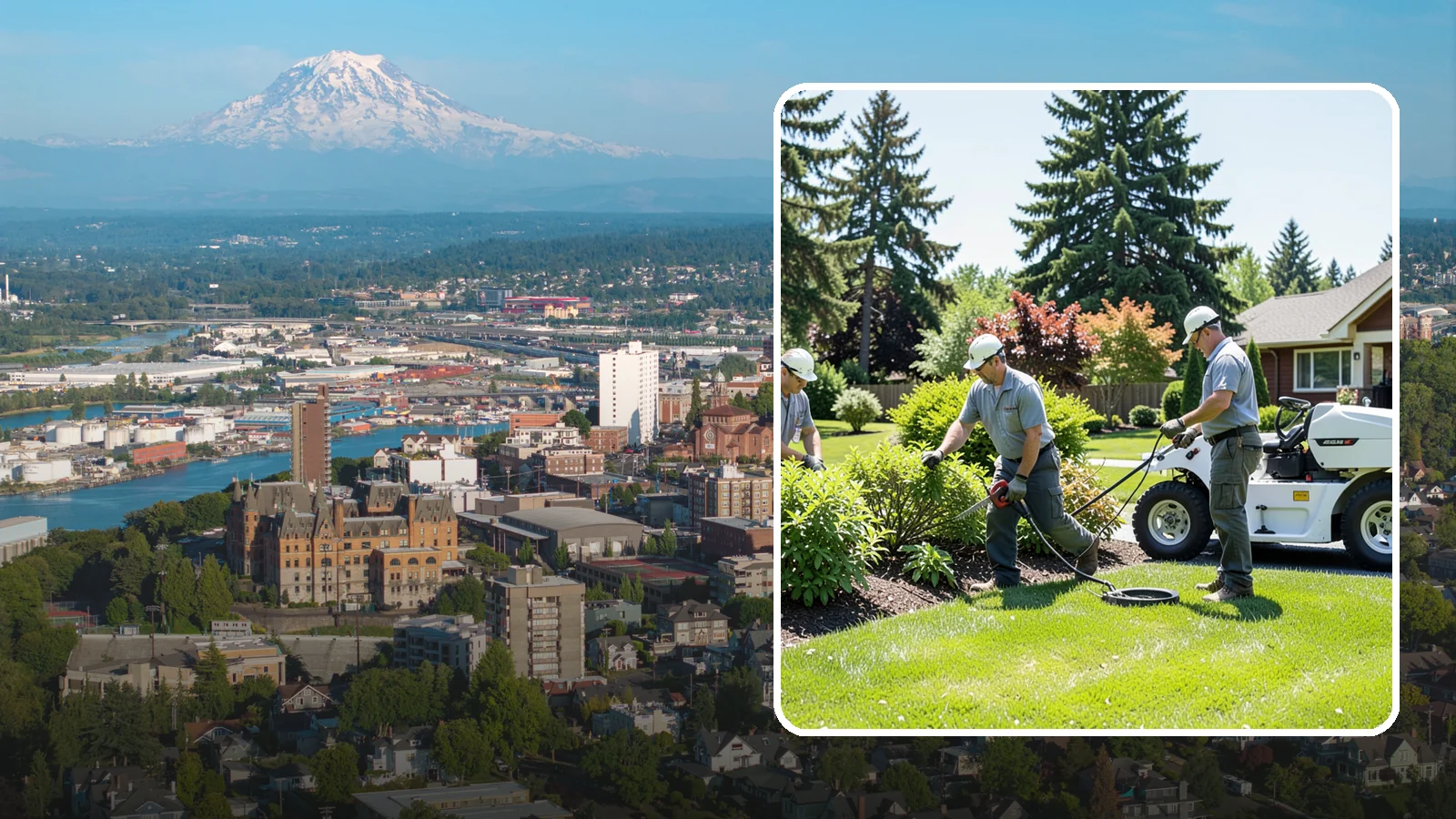 Commercial Landscape Maintenance in Tacoma, Pierce County, WA - Full-service grounds care that keeps Puget Sound commercial properties polished, safe, and welcoming to tenants and customers...