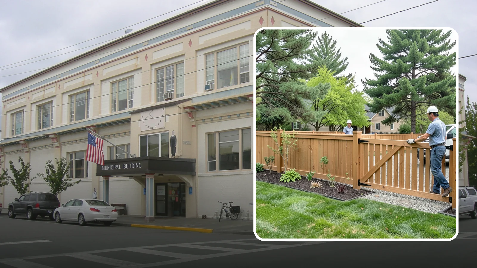 Composite Fence Installation in Anacortes, Skagit County, WA - We build modern composite fences that pair the warmth of wood with rot-proof durability made for wet Northwest conditions.