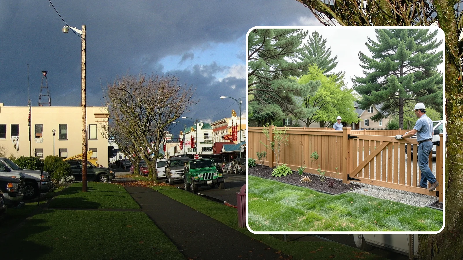 Composite Fence Installation in Arlington, Snohomish County, WA - We build modern composite fences that pair the warmth of wood with rot-proof durability made for wet Northwest conditions.