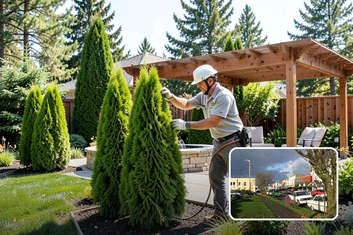 Composite Fence Installation in Arlington, Snohomish County, WA - Resists rot, moss, and moisture without sealing