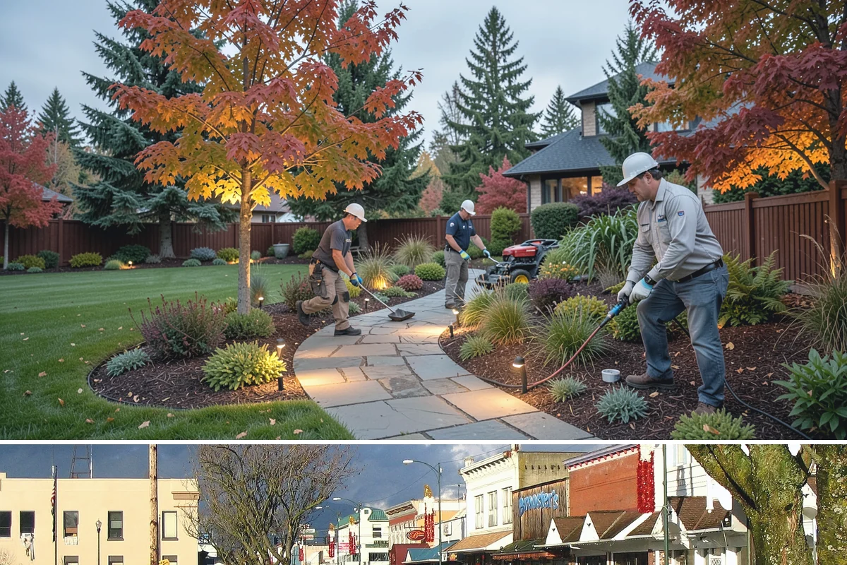 Composite Fence Installation in Arlington, Snohomish County, WA - Composite performs well year-round, though drier spring-to-fall weeks help footings cure before the panels go up.