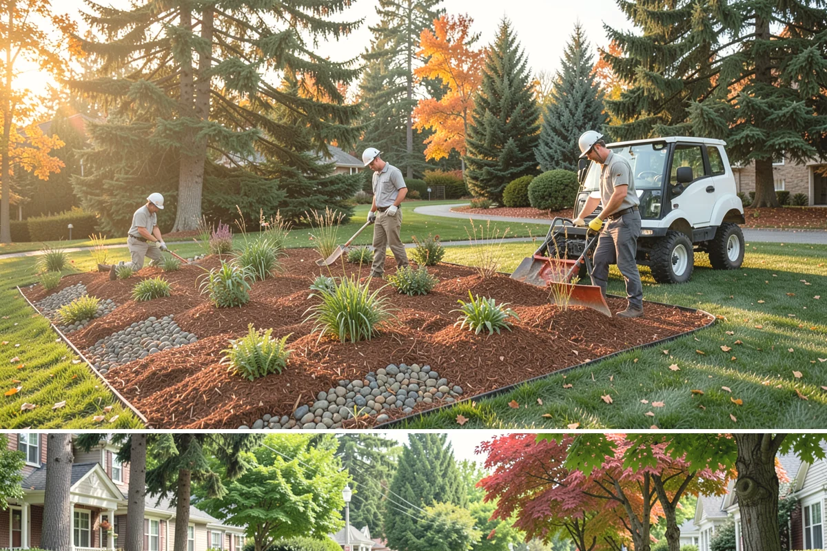 Composite Fence Installation in Beaux Arts Village, King County, WA - Composite performs well year-round, though drier spring-to-fall weeks help footings cure before the panels go up.