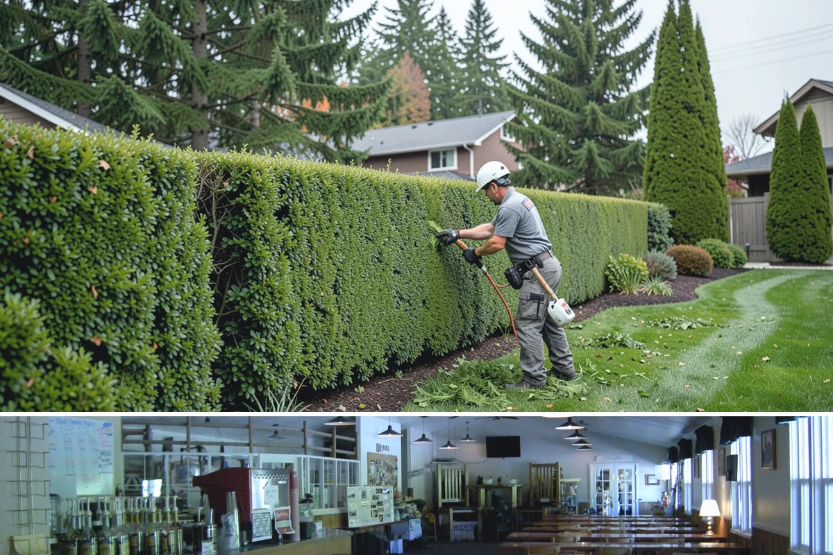 Composite Fence Installation in Black Diamond, King County, WA - Composite performs well year-round, though drier spring-to-fall weeks help footings cure before the panels go up.
