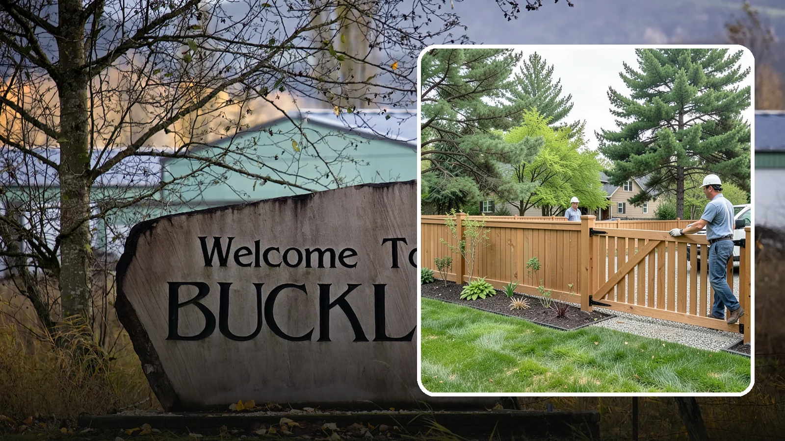Composite Fence Installation in Buckley, Pierce County, WA - We build modern composite fences that pair the warmth of wood with rot-proof durability made for wet Northwest conditions.