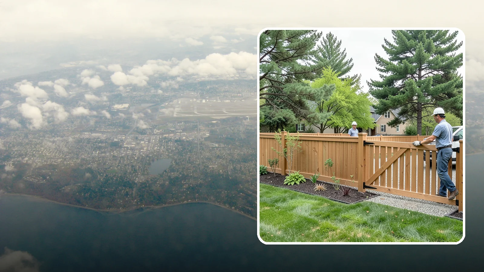 Composite Fence Installation in Burien, King County, WA - We build modern composite fences that pair the warmth of wood with rot-proof durability made for wet Northwest conditions.