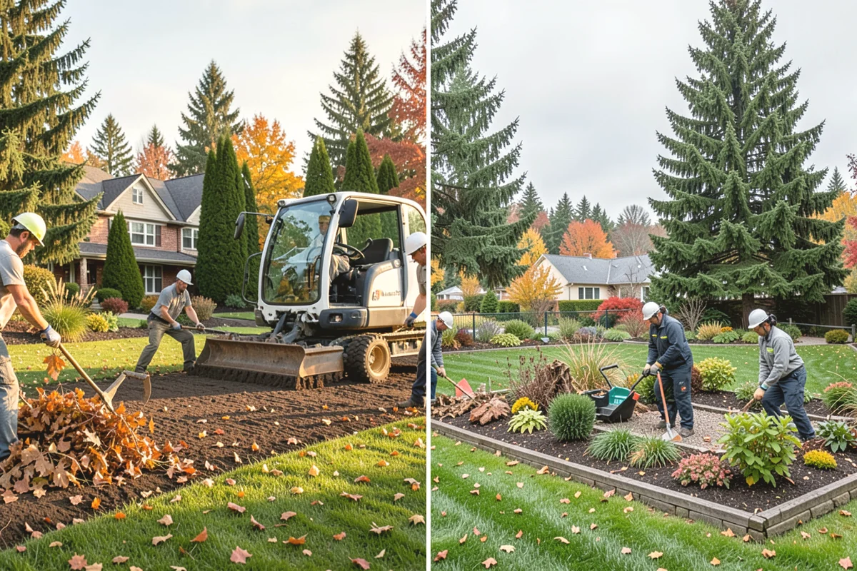 Composite Fence Installation in Burien, King County, WA - Review board style, color, and layout on site
