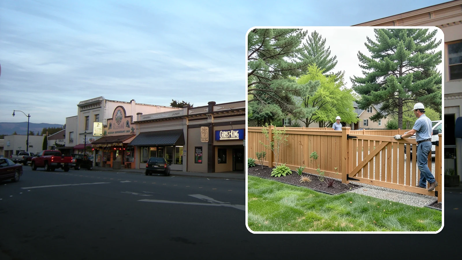 Composite Fence Installation in Burlington, Skagit County, WA - We build modern composite fences that pair the warmth of wood with rot-proof durability made for wet Northwest conditions.