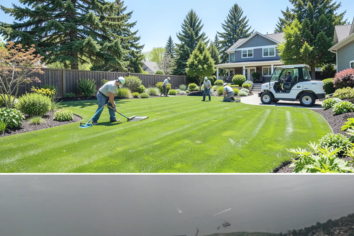 Composite Fence Installation in Des Moines, King County, WA - Composite performs well year-round, though drier spring-to-fall weeks help footings cure before the panels go up.