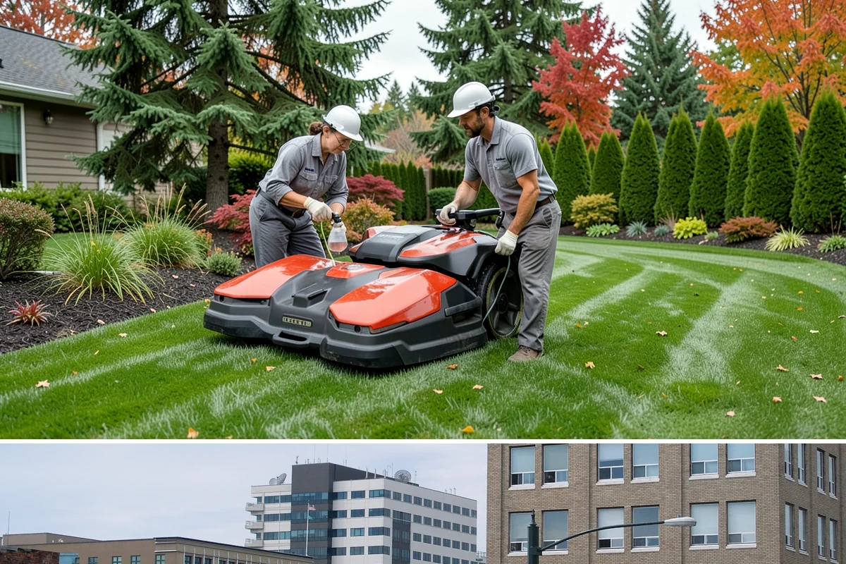 Composite Fence Installation in Everett, Snohomish County, WA - Composite performs well year-round, though drier spring-to-fall weeks help footings cure before the panels go up.