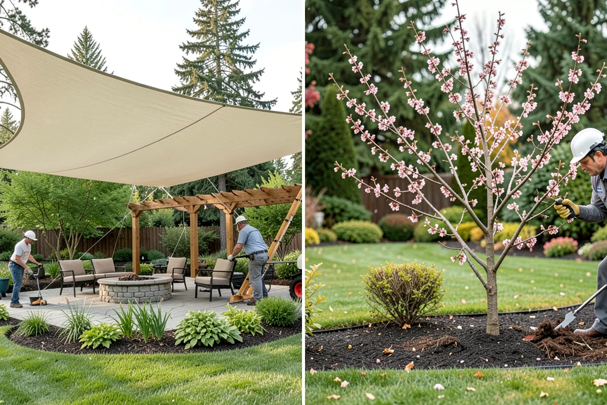 Composite Fence Installation in Federal Way, King County, WA - Review board style, color, and layout on site