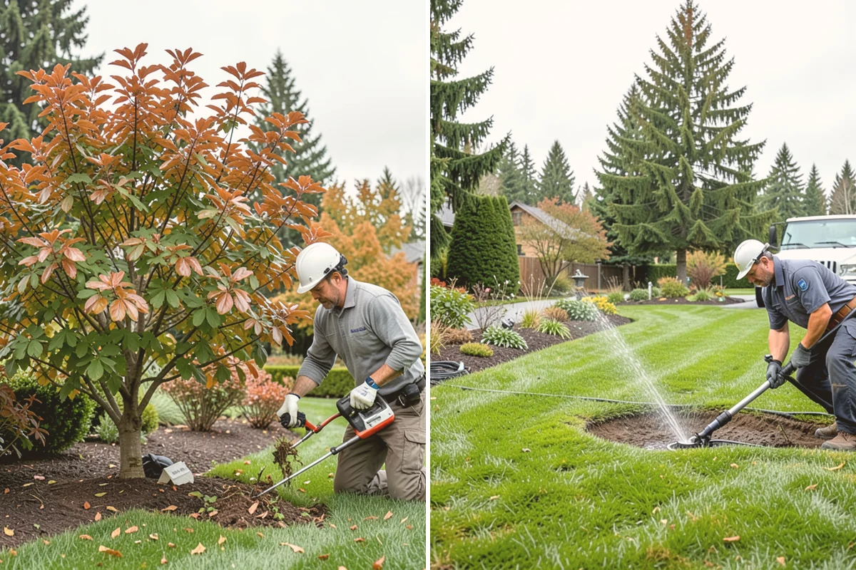 Composite Fence Installation in Fife, Pierce County, WA - Review board style, color, and layout on site