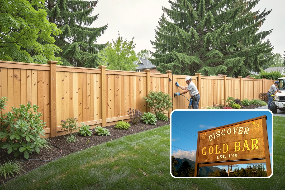 Composite Fence Installation in Gold Bar, Snohomish County, WA - Resists rot, moss, and moisture without sealing