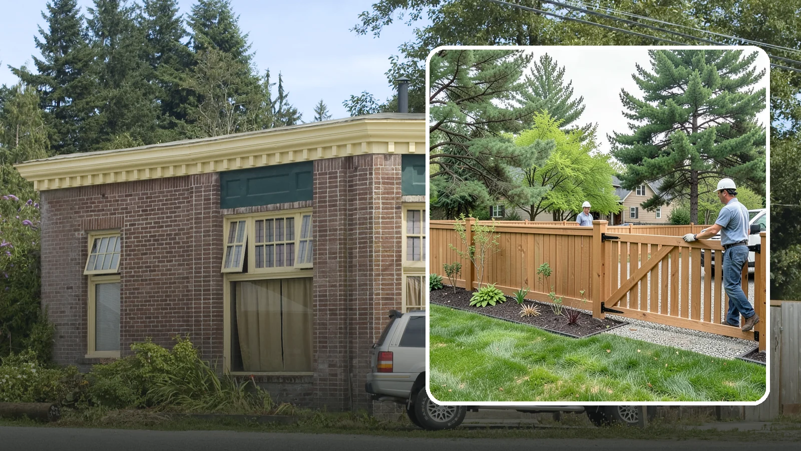 Composite Fence Installation in Hamilton, Skagit County, WA - We build modern composite fences that pair the warmth of wood with rot-proof durability made for wet Northwest conditions.
