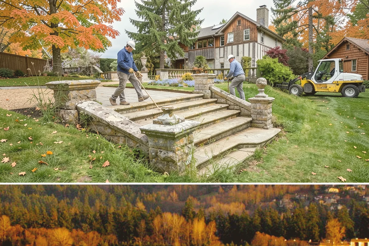 Composite Fence Installation in Kenmore, King County, WA - Composite performs well year-round, though drier spring-to-fall weeks help footings cure before the panels go up.