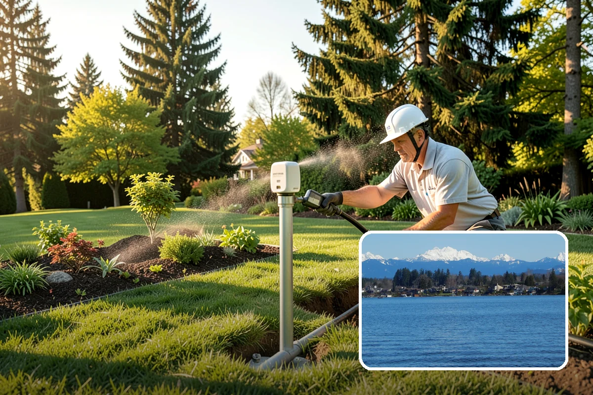 Composite Fence Installation in Lake Stevens, Snohomish County, WA - Resists rot, moss, and moisture without sealing