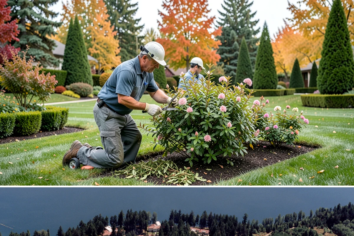 Composite Fence Installation in Lakewood, Pierce County, WA - Composite performs well year-round, though drier spring-to-fall weeks help footings cure before the panels go up.