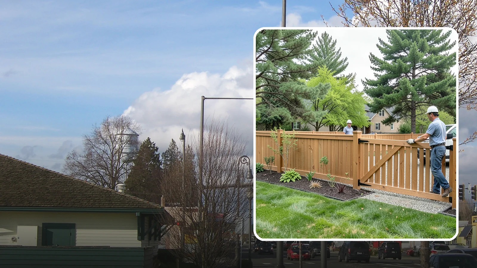 Composite Fence Installation in Marysville, Snohomish County, WA - We build modern composite fences that pair the warmth of wood with rot-proof durability made for wet Northwest conditions.