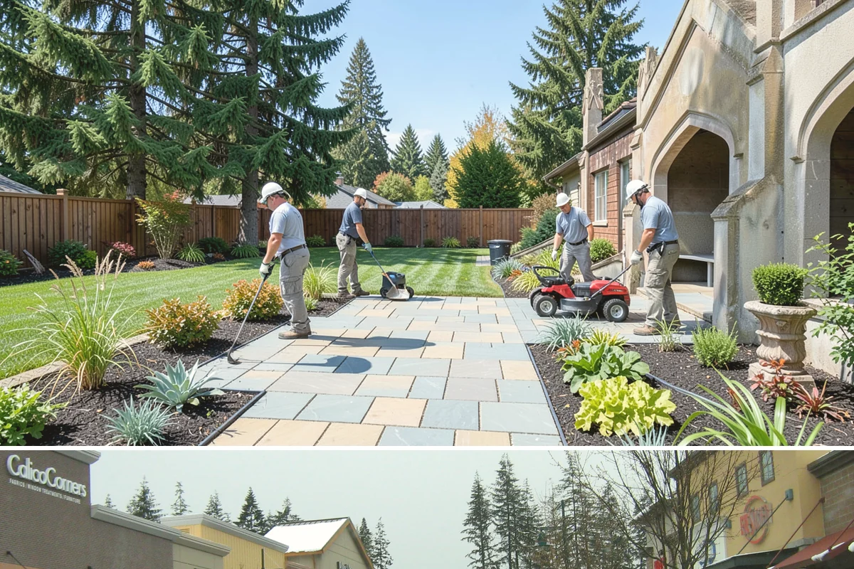 Composite Fence Installation in Mill Creek, Snohomish County, WA - Composite performs well year-round, though drier spring-to-fall weeks help footings cure before the panels go up.