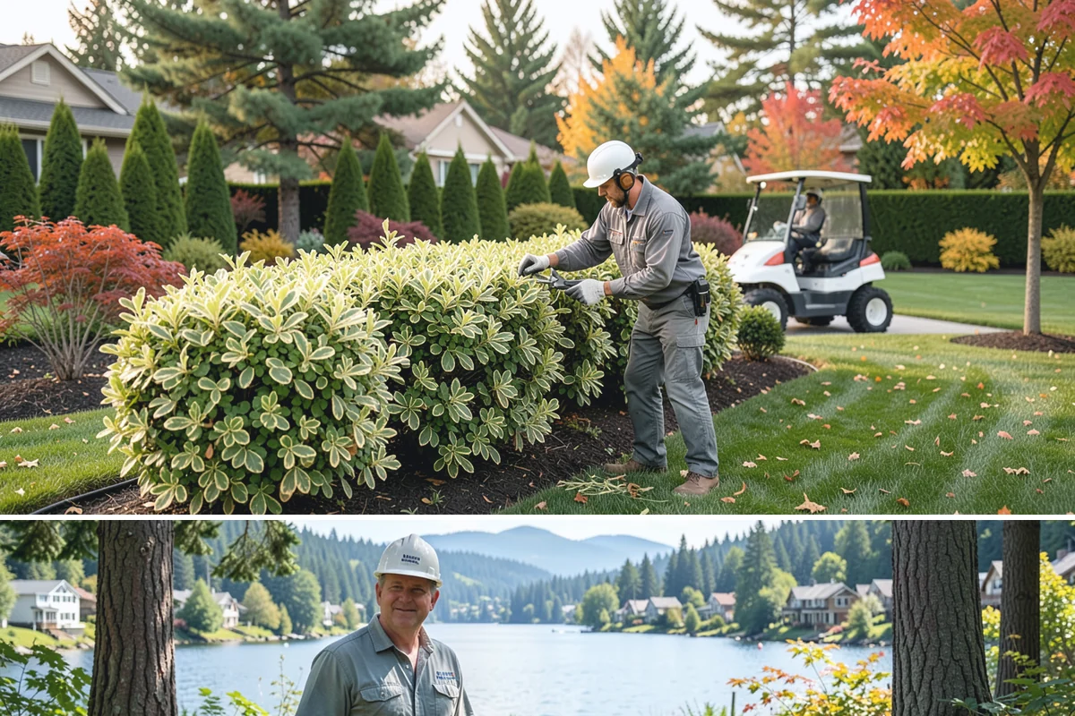 Composite Fence Installation in Milton, King County, WA - Composite performs well year-round, though drier spring-to-fall weeks help footings cure before the panels go up.