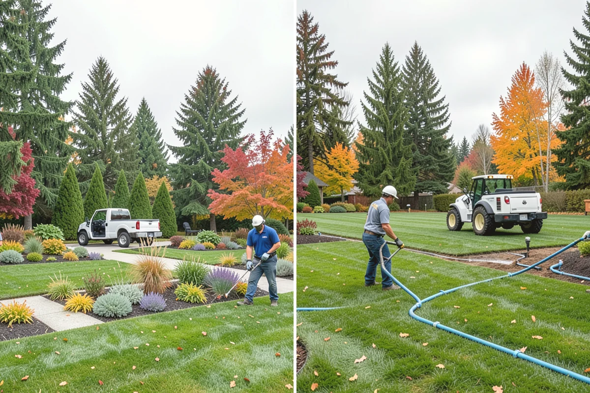 Composite Fence Installation in Mukilteo, Snohomish County, WA - Review board style, color, and layout on site