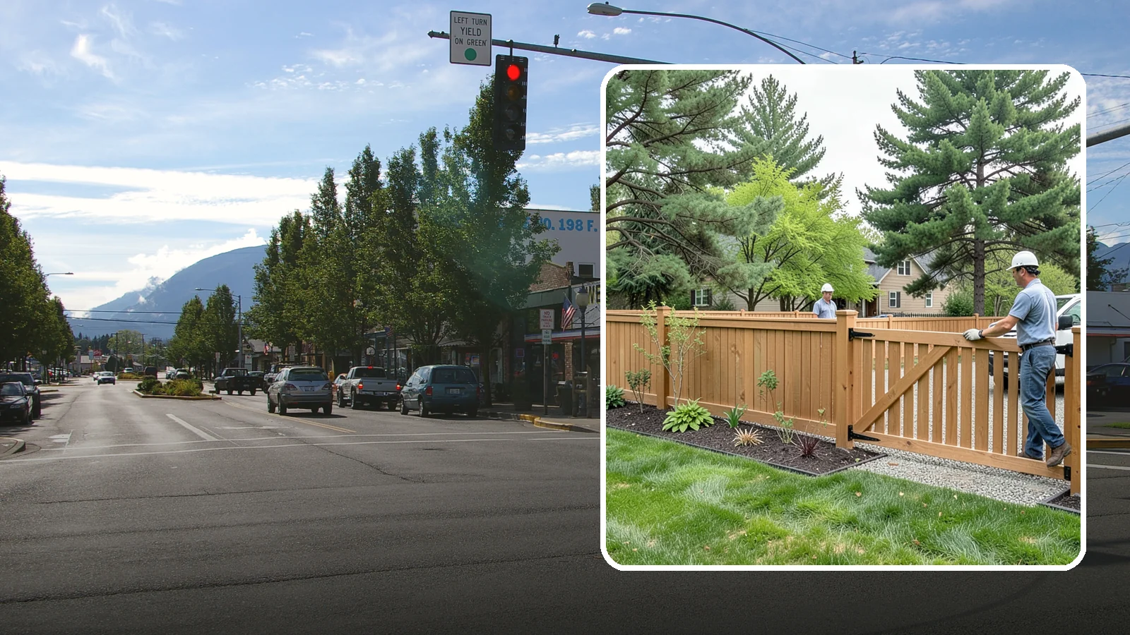 Composite Fence Installation in North Bend, King County, WA - We build modern composite fences that pair the warmth of wood with rot-proof durability made for wet Northwest conditions.