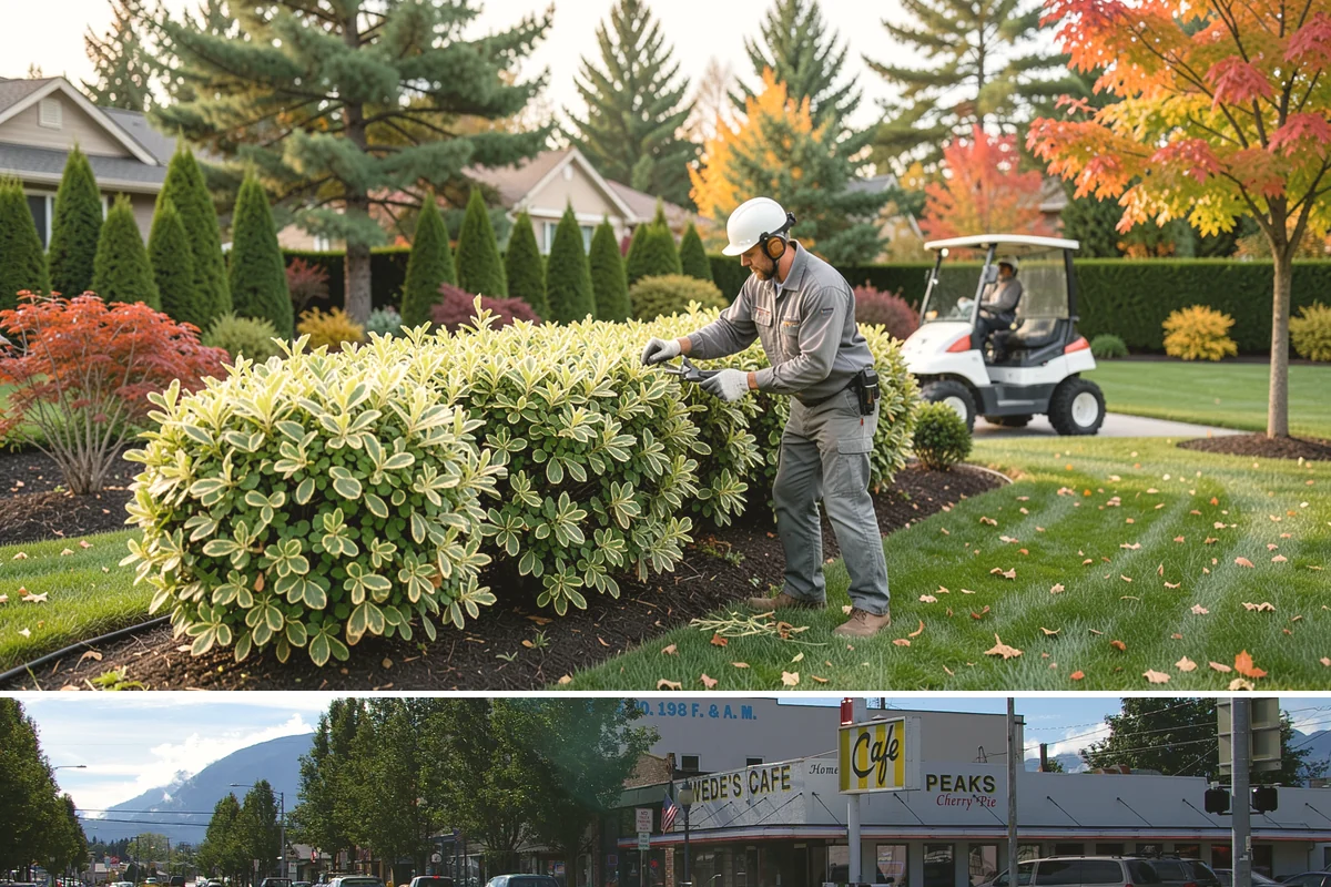 Composite Fence Installation in North Bend, King County, WA - Composite performs well year-round, though drier spring-to-fall weeks help footings cure before the panels go up.