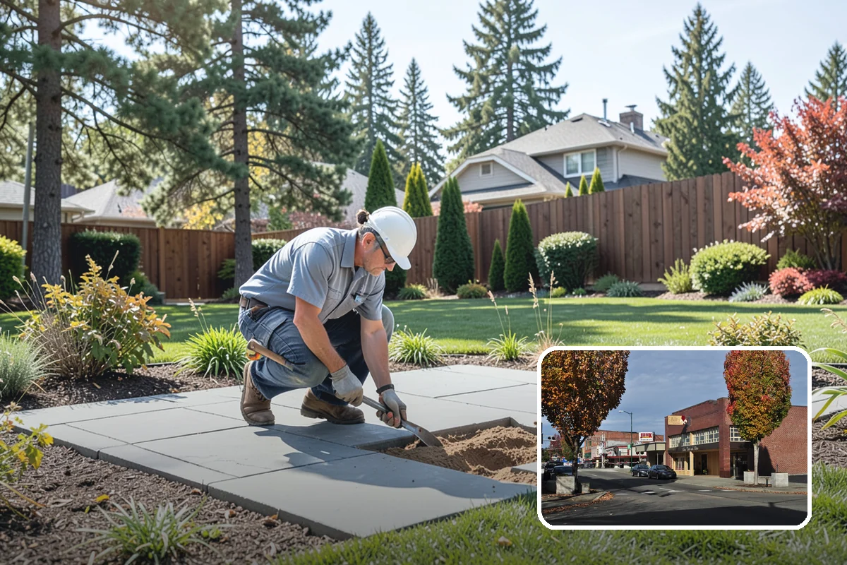 Composite Fence Installation in Puyallup, Pierce County, WA - Resists rot, moss, and moisture without sealing