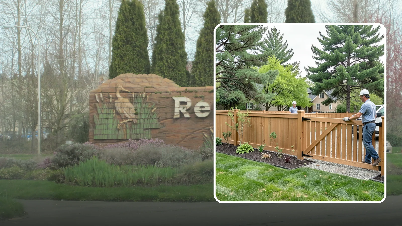 Composite Fence Installation in Renton, King County, WA - We build modern composite fences that pair the warmth of wood with rot-proof durability made for wet Northwest conditions.