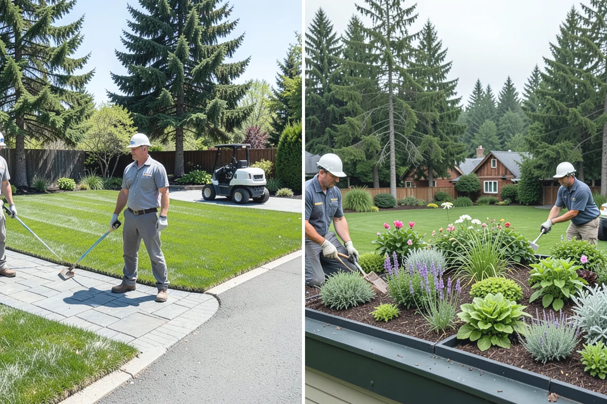 Composite Fence Installation in Renton, King County, WA - Review board style, color, and layout on site