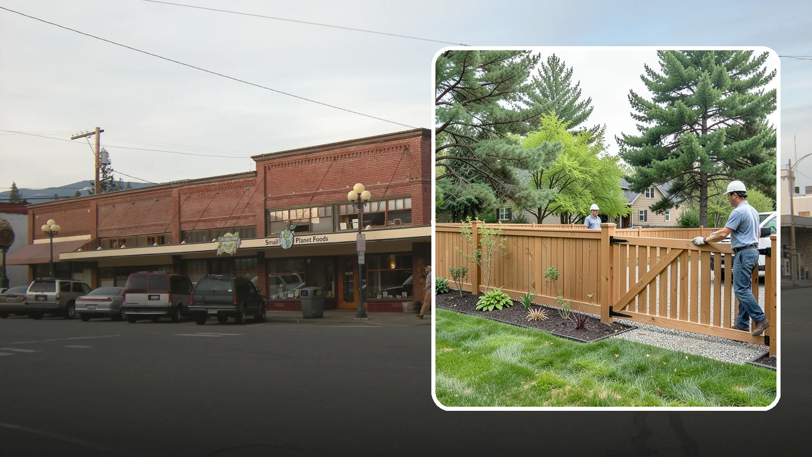 Composite Fence Installation in Sedro-Woolley, Skagit County, WA - We build modern composite fences that pair the warmth of wood with rot-proof durability made for wet Northwest conditions.