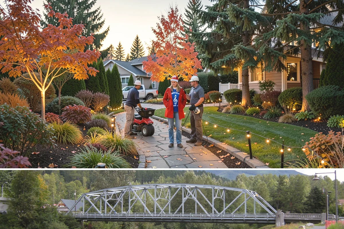 Composite Fence Installation in Skykomish, King County, WA - Composite performs well year-round, though drier spring-to-fall weeks help footings cure before the panels go up.
