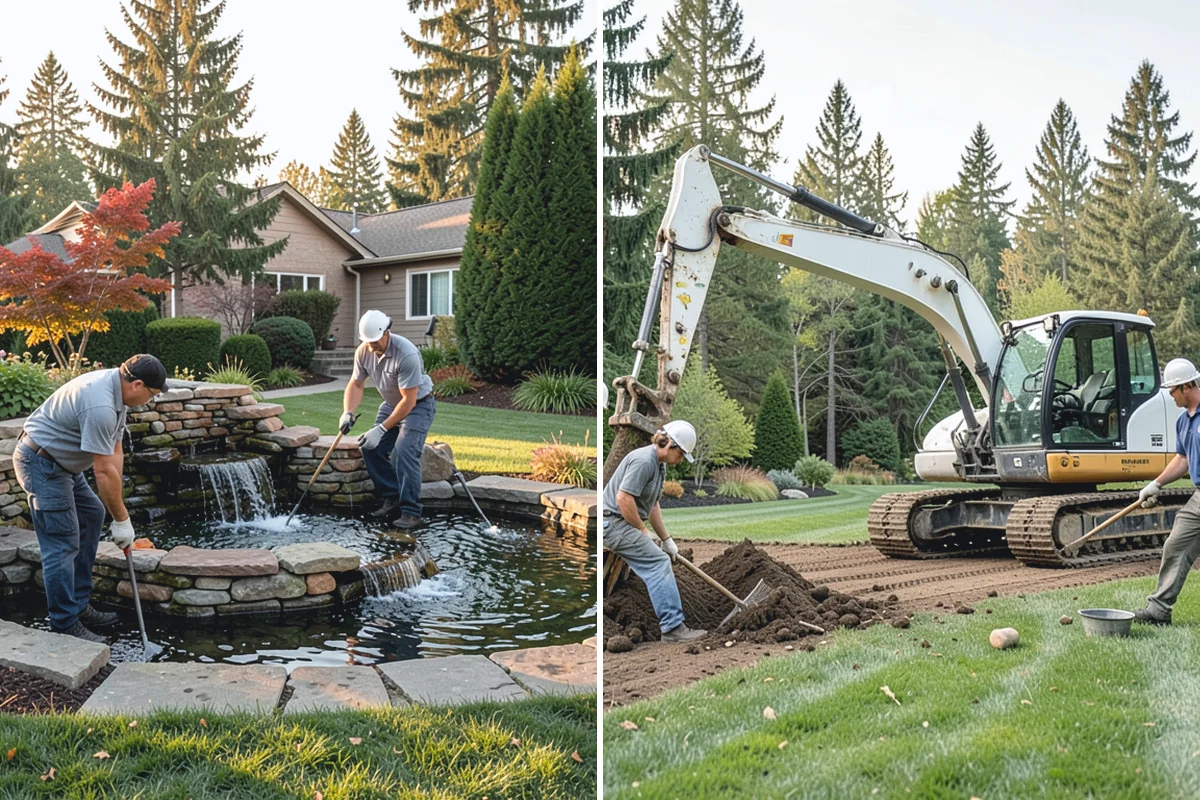 Composite Fence Installation in South Prairie, Pierce County, WA - Review board style, color, and layout on site