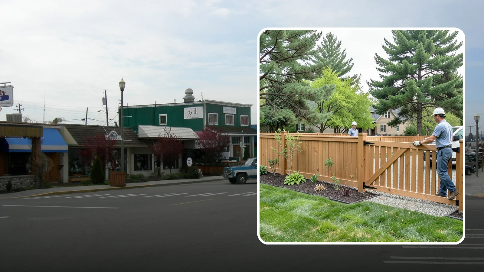 Composite Fence Installation in Stanwood, Snohomish County, WA - We build modern composite fences that pair the warmth of wood with rot-proof durability made for wet Northwest conditions.