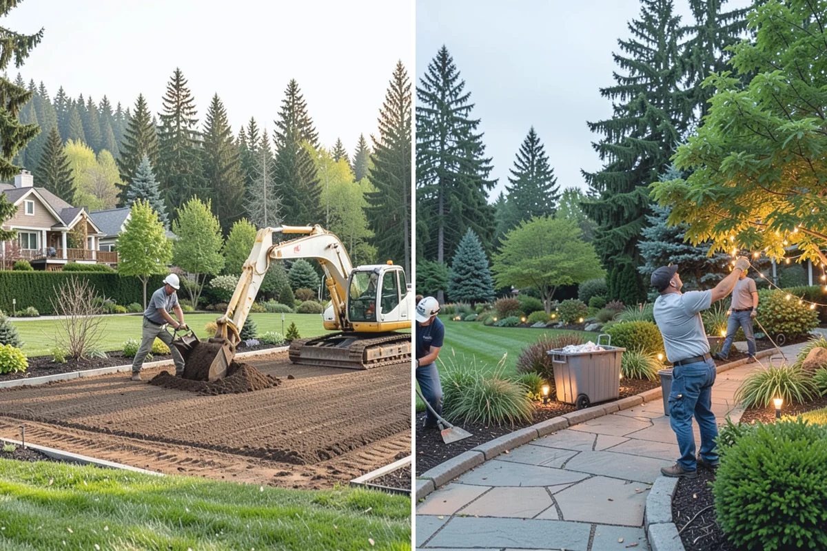 Composite Fence Installation in Sumner, Pierce County, WA - Review board style, color, and layout on site