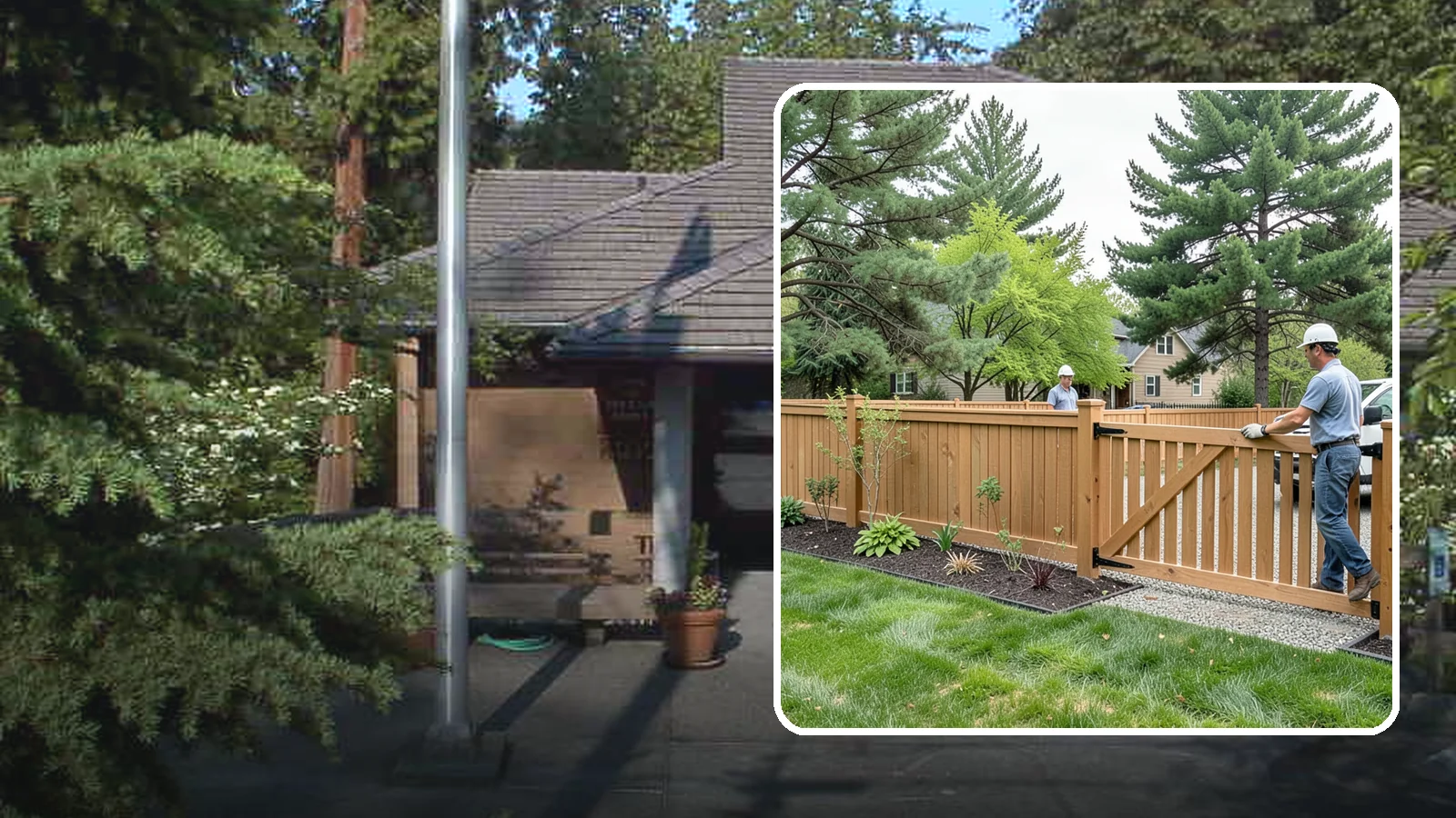 Composite Fence Installation in Yarrow Point, King County, WA - We build modern composite fences that pair the warmth of wood with rot-proof durability made for wet Northwest conditions.